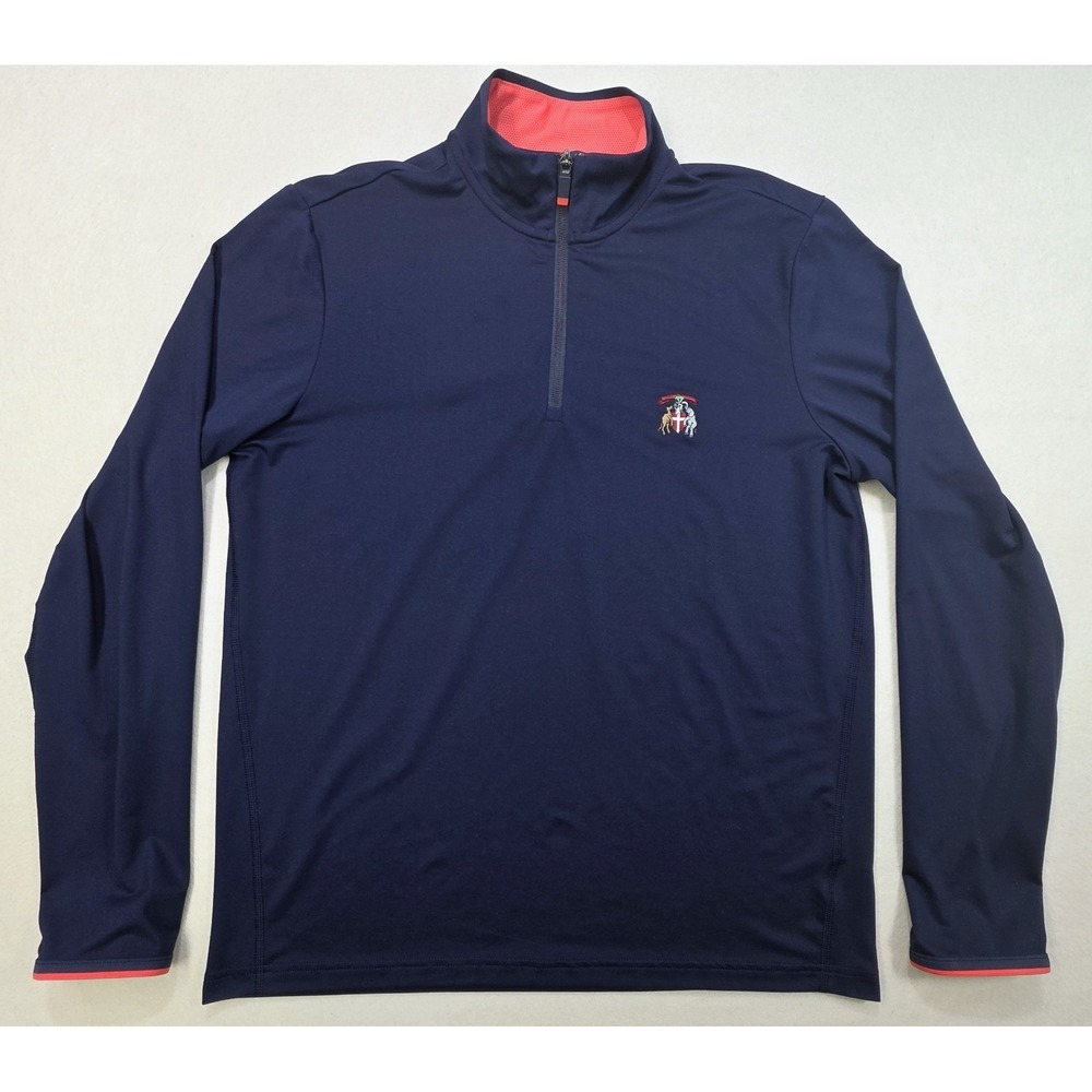 Polo Ralph Lauren Golf Inverness 1/4 Zip Pullover Men M Light Jacket LIMITED USE - Picture 2 of 10